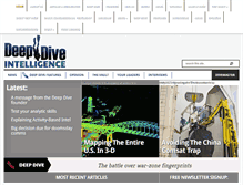 Tablet Screenshot of deepdiveintel.com